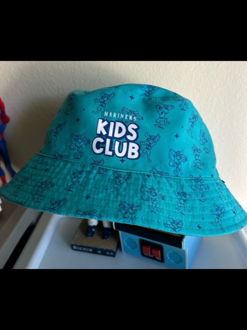 Mariners Kids Club Teal Bucket Hat
